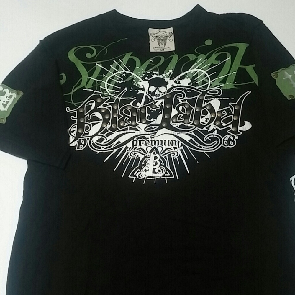 Studded Blac Label Mens T-shirt